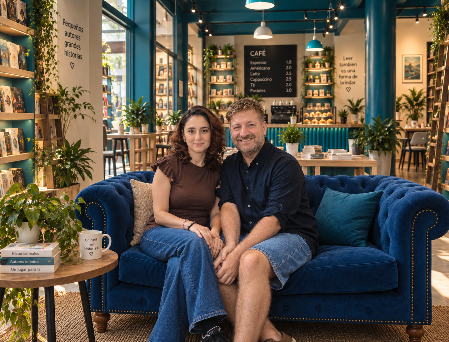Soraya y Álex, fundadores de Librería de Autor
